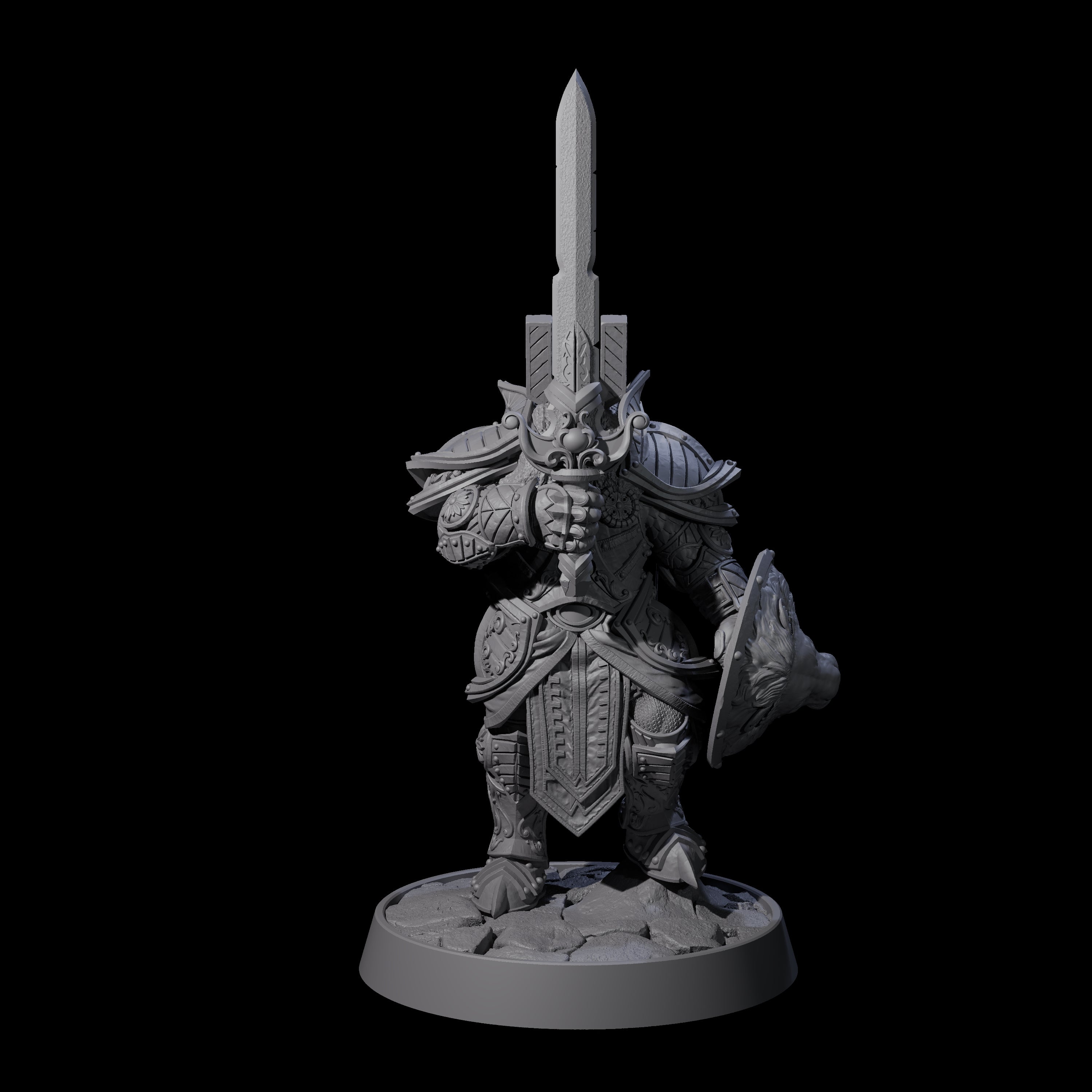 Ornate Palace Guard A Miniature for Dungeons and Dragons, Pathfinder or other TTRPGs