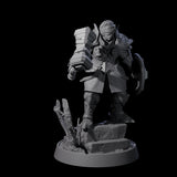 Ornate Palace Guard B Miniature for Dungeons and Dragons, Pathfinder or other TTRPGs