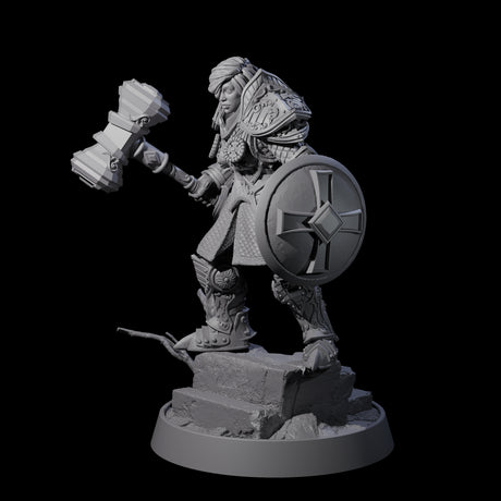 Ornate Palace Guard B Miniature for Dungeons and Dragons, Pathfinder or other TTRPGs