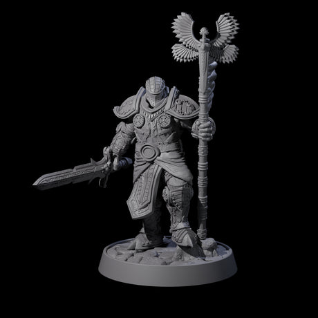 Ornate Palace Guard C Miniature for Dungeons and Dragons, Pathfinder or other TTRPGs