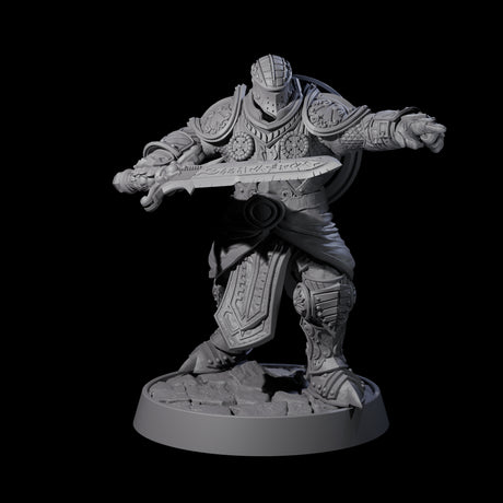 Ornate Palace Guard D Miniature for Dungeons and Dragons, Pathfinder or other TTRPGs