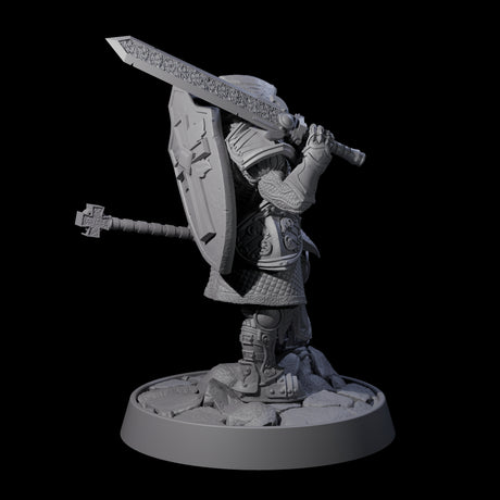 Ornate Palace Guard F Miniature for Dungeons and Dragons, Pathfinder or other TTRPGs