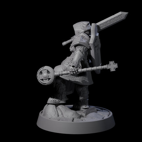 Ornate Palace Guard F Miniature for Dungeons and Dragons, Pathfinder or other TTRPGs