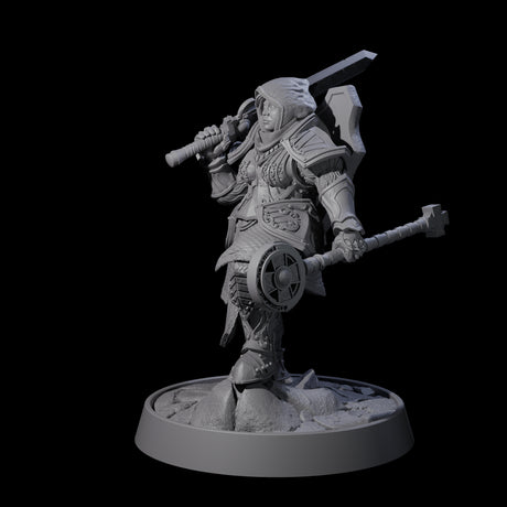 Ornate Palace Guard F Miniature for Dungeons and Dragons, Pathfinder or other TTRPGs