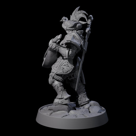 Ornate Palace Guard J Miniature for Dungeons and Dragons, Pathfinder or other TTRPGs