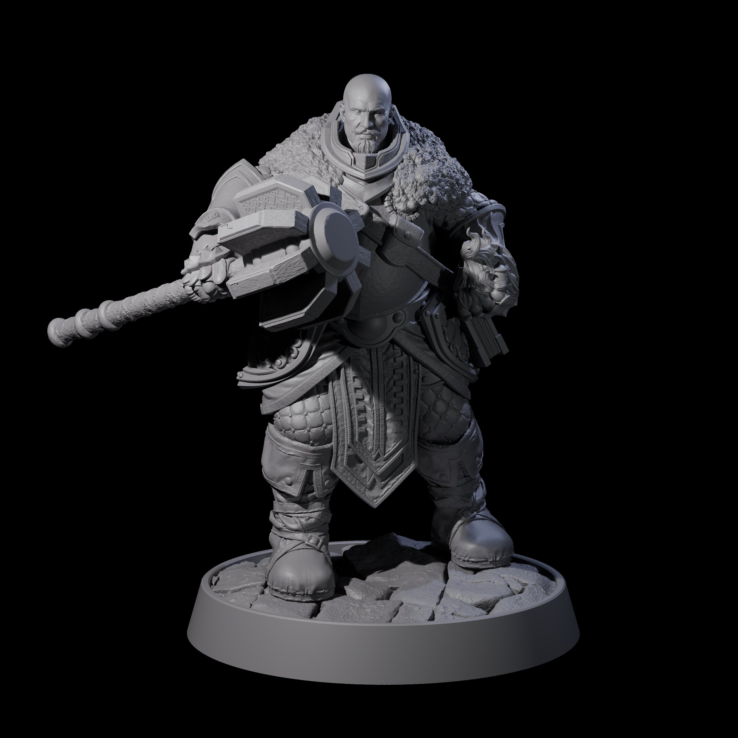 Ornate Palace Guard M Miniature for Dungeons and Dragons, Pathfinder or other TTRPGs