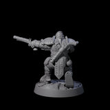 Ornate Palace Guard N Miniature for Dungeons and Dragons, Pathfinder or other TTRPGs