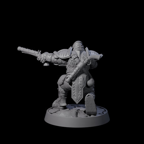 Ornate Palace Guard N Miniature for Dungeons and Dragons, Pathfinder or other TTRPGs
