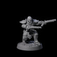 Ornate Palace Guard N Miniature for Dungeons and Dragons, Pathfinder or other TTRPGs
