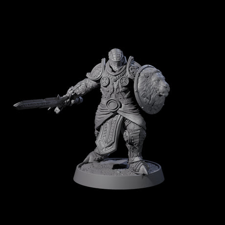Ornate Palace Guard O Miniature for Dungeons and Dragons, Pathfinder or other TTRPGs