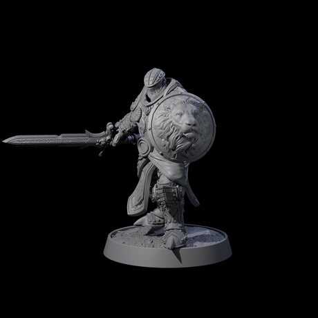 Ornate Palace Guard O Miniature for Dungeons and Dragons, Pathfinder or other TTRPGs