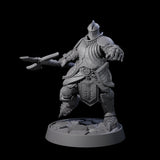 Ornate Palace Guards Miniature for Dungeons and Dragons, Pathfinder or other TTRPGs