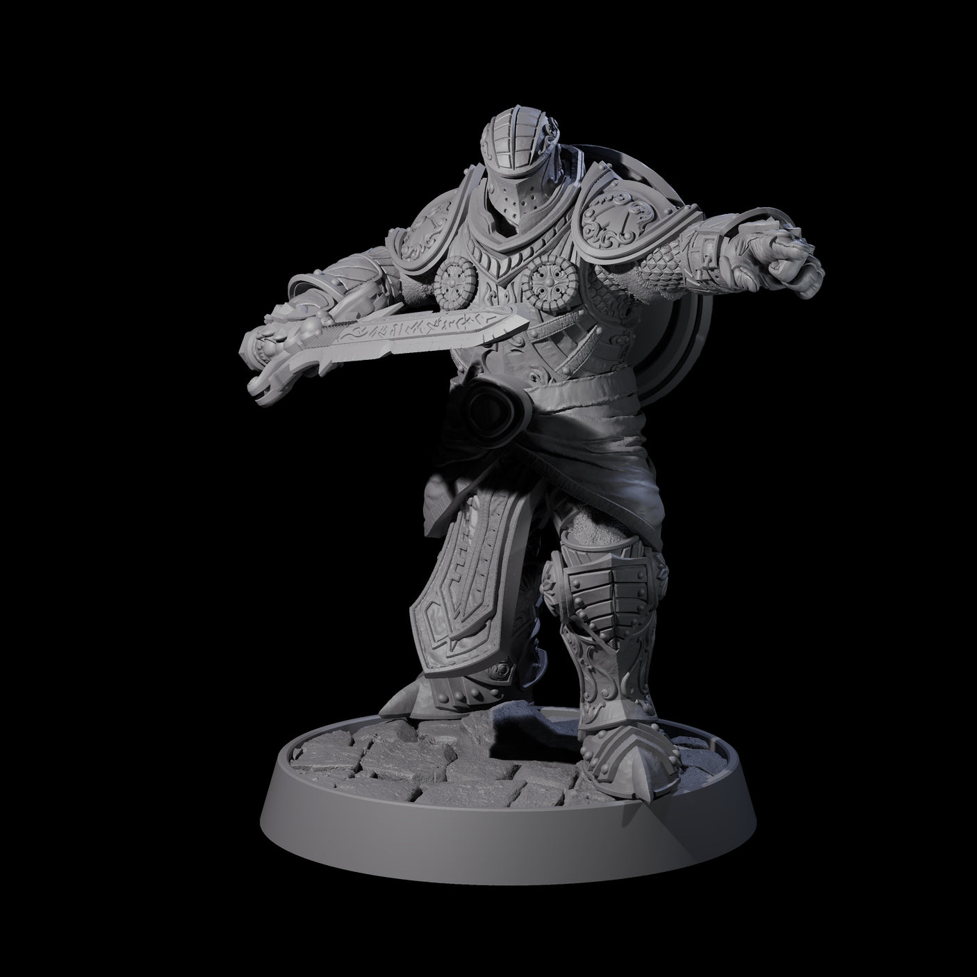 Ornate Palace Guards Miniature for Dungeons and Dragons, Pathfinder or other TTRPGs