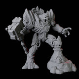 Ornate Warforged Paladin Miniature for Dungeons and Dragons, Pathfinder or other TTRPGs