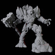 Ornate Warforged Paladin Miniature for Dungeons and Dragons, Pathfinder or other TTRPGs