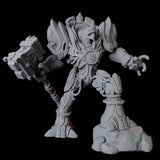Ornate Warforged Paladin Miniature for Dungeons and Dragons, Pathfinder or other TTRPGs