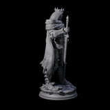 Ossified Death Knight Warrior Miniature for Dungeons and Dragons, Pathfinder or other TTRPGs