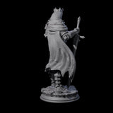 Ossified Death Knight Warrior Miniature for Dungeons and Dragons, Pathfinder or other TTRPGs