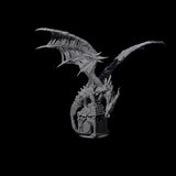 Ossified Dracolich Ancient Miniature for Dungeons and Dragons, Pathfinder or other TTRPGs