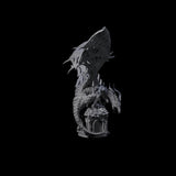 Ossified Dracolich Ancient Miniature for Dungeons and Dragons, Pathfinder or other TTRPGs
