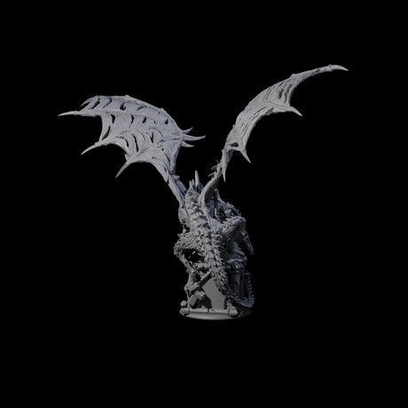 Ossified Dracolich Ancient Miniature for Dungeons and Dragons, Pathfinder or other TTRPGs