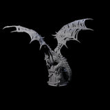 Ossified Dracolich Ancient Miniature for Dungeons and Dragons, Pathfinder or other TTRPGs
