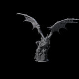 Ossified Dracolich Ancient Miniature for Dungeons and Dragons, Pathfinder or other TTRPGs