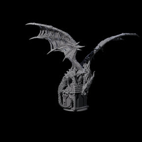 Ossified Dracolich Ancient Miniature for Dungeons and Dragons, Pathfinder or other TTRPGs