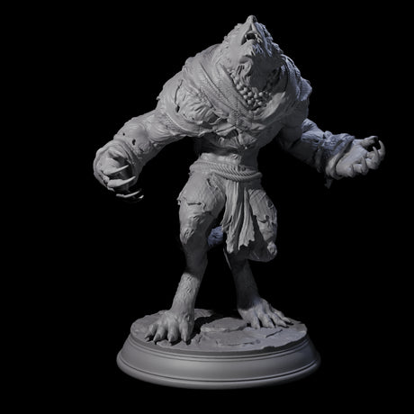 Out of Control Werewolf A Miniature for Dungeons and Dragons, Pathfinder or other TTRPGs