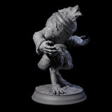 Out of Control Werewolf A Miniature for Dungeons and Dragons, Pathfinder or other TTRPGs