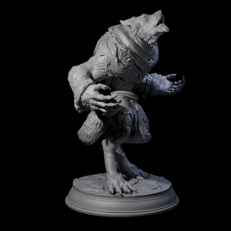 Out of Control Werewolf A Miniature for Dungeons and Dragons, Pathfinder or other TTRPGs
