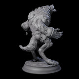 Out of Control Werewolf A Miniature for Dungeons and Dragons, Pathfinder or other TTRPGs