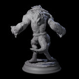Out of Control Werewolf A Miniature for Dungeons and Dragons, Pathfinder or other TTRPGs