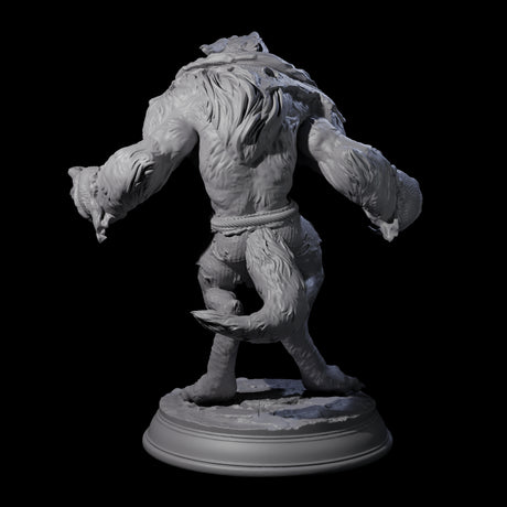 Out of Control Werewolf A Miniature for Dungeons and Dragons, Pathfinder or other TTRPGs