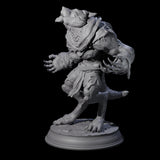 Out of Control Werewolf A Miniature for Dungeons and Dragons, Pathfinder or other TTRPGs