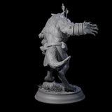 Out of Control Werewolf B Miniature for Dungeons and Dragons, Pathfinder or other TTRPGs