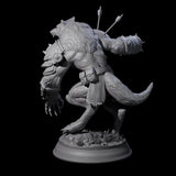 Out of Control Werewolf B Miniature for Dungeons and Dragons, Pathfinder or other TTRPGs