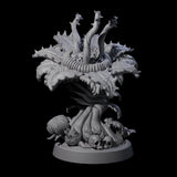 Overgrown Violet Fungus A Miniature for Dungeons and Dragons, Pathfinder or other TTRPGs