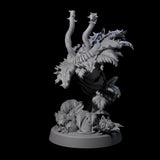 Overgrown Violet Fungus A Miniature for Dungeons and Dragons, Pathfinder or other TTRPGs