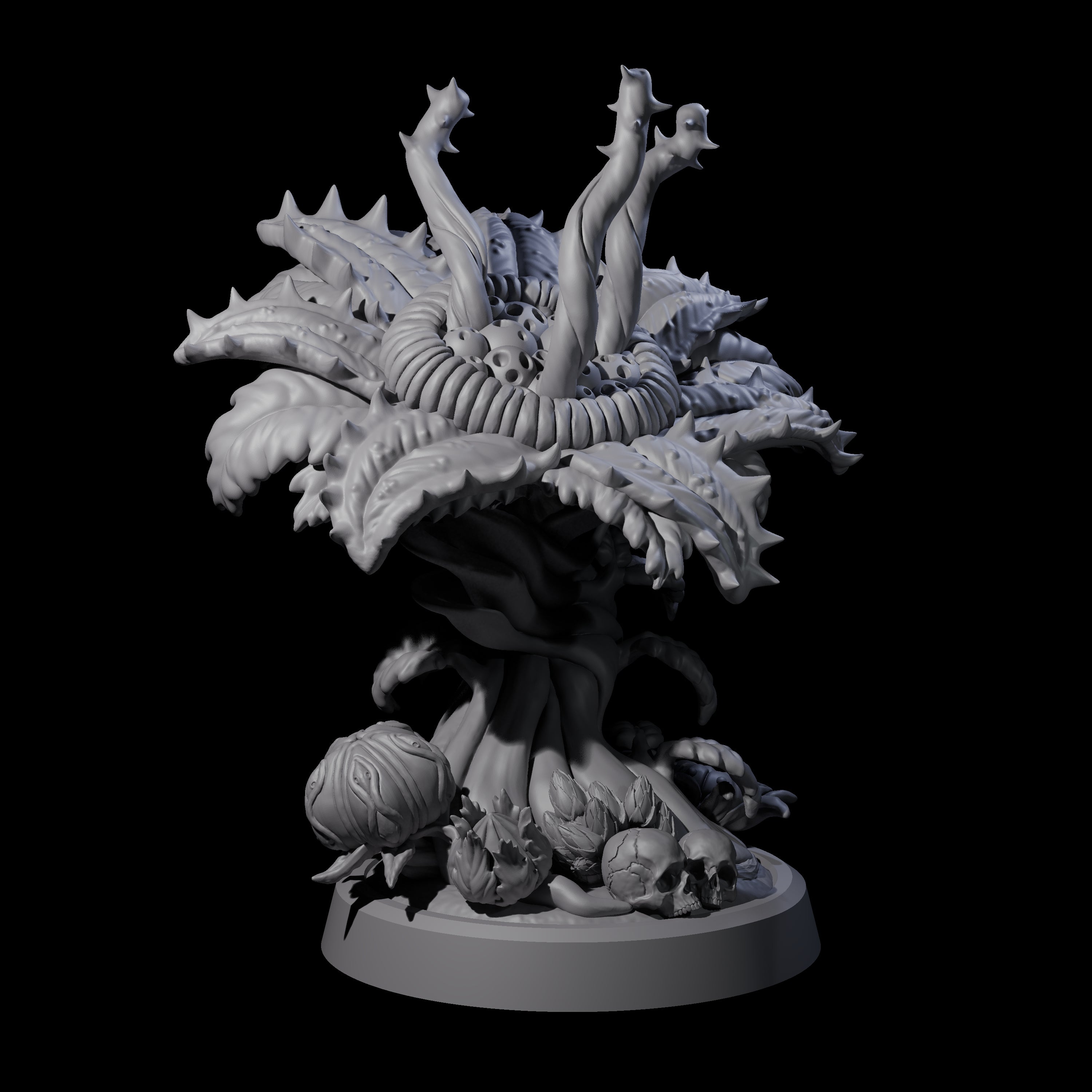 Overgrown Violet Fungus A Miniature for Dungeons and Dragons, Pathfinder or other TTRPGs