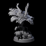 Overgrown Violet Fungus A Miniature for Dungeons and Dragons, Pathfinder or other TTRPGs