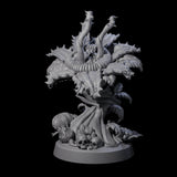 Overgrown Violet Fungus A Miniature for Dungeons and Dragons, Pathfinder or other TTRPGs