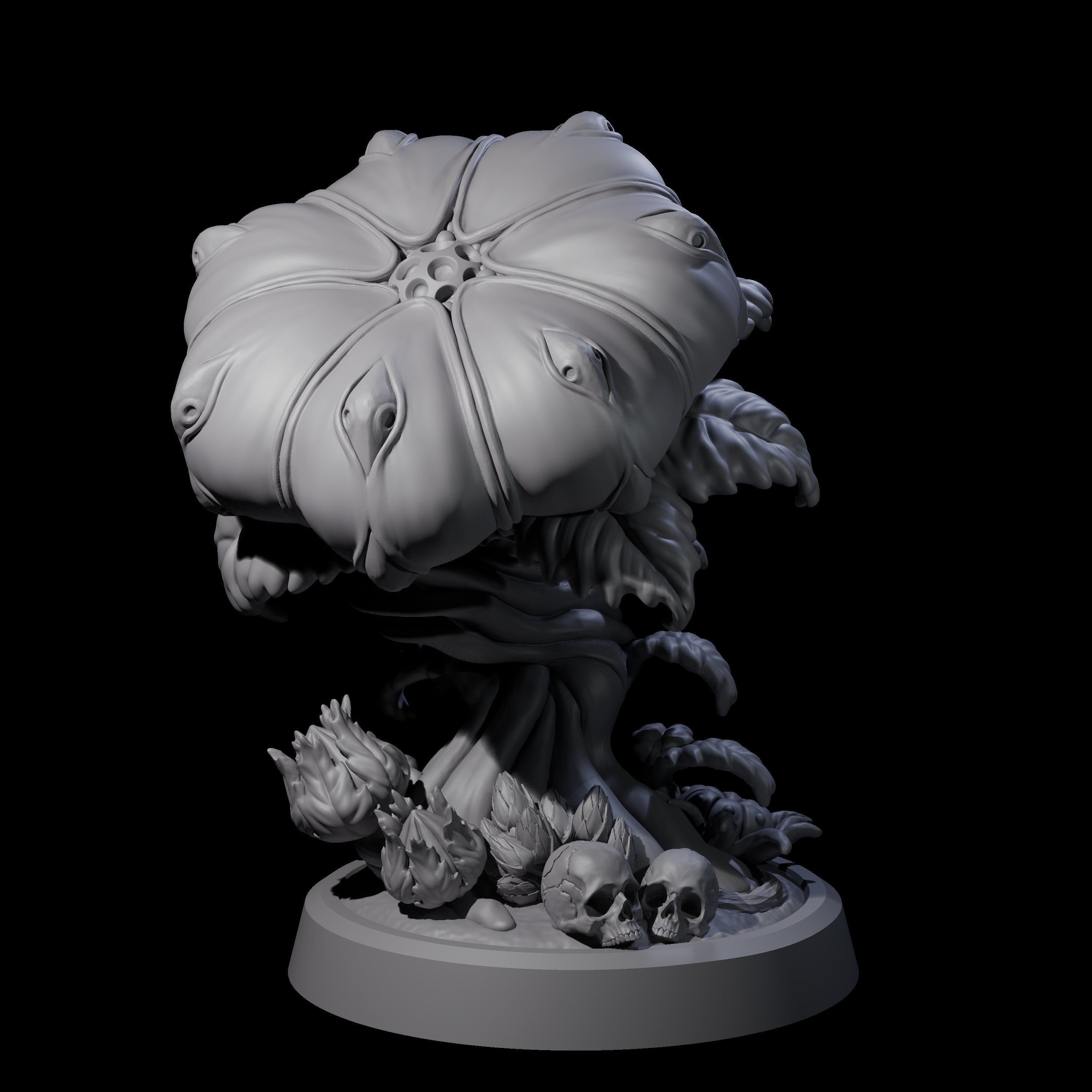 Overgrown Violet Fungus B Miniature for Dungeons and Dragons, Pathfinder or other TTRPGs