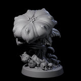 Overgrown Violet Fungus B Miniature for Dungeons and Dragons, Pathfinder or other TTRPGs