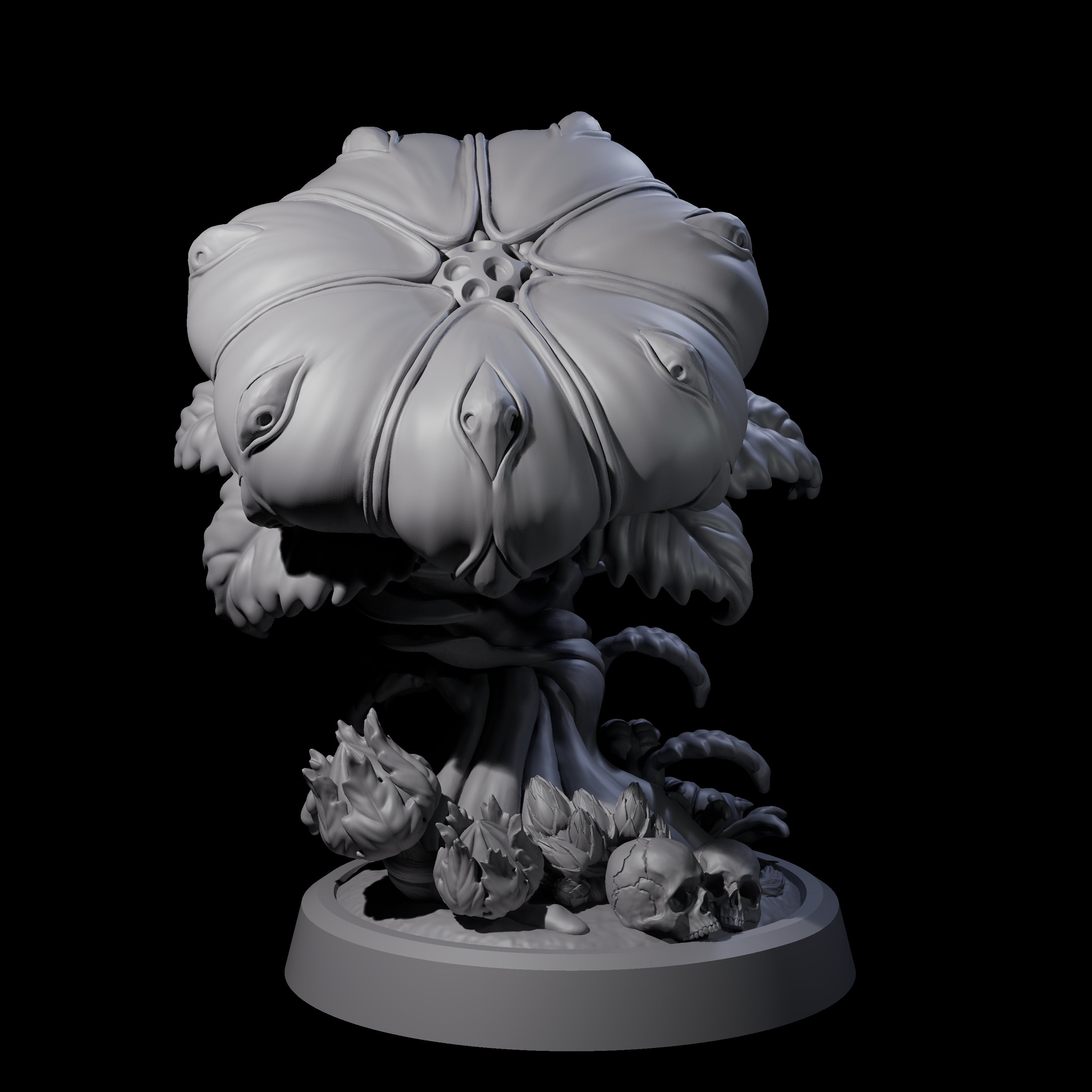 Overgrown Violet Fungus B Miniature for Dungeons and Dragons, Pathfinder or other TTRPGs