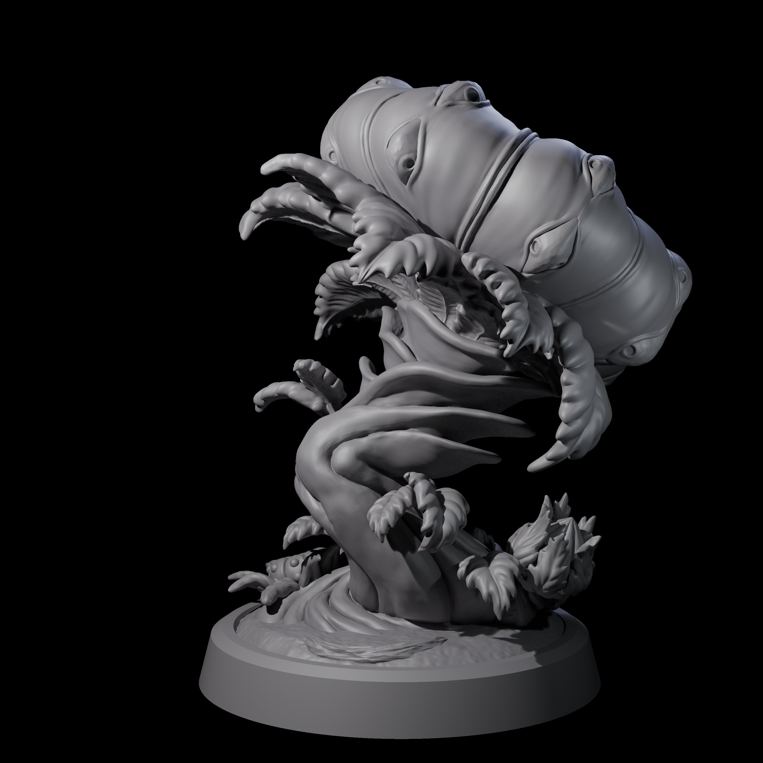 Overgrown Violet Fungus B Miniature for Dungeons and Dragons, Pathfinder or other TTRPGs