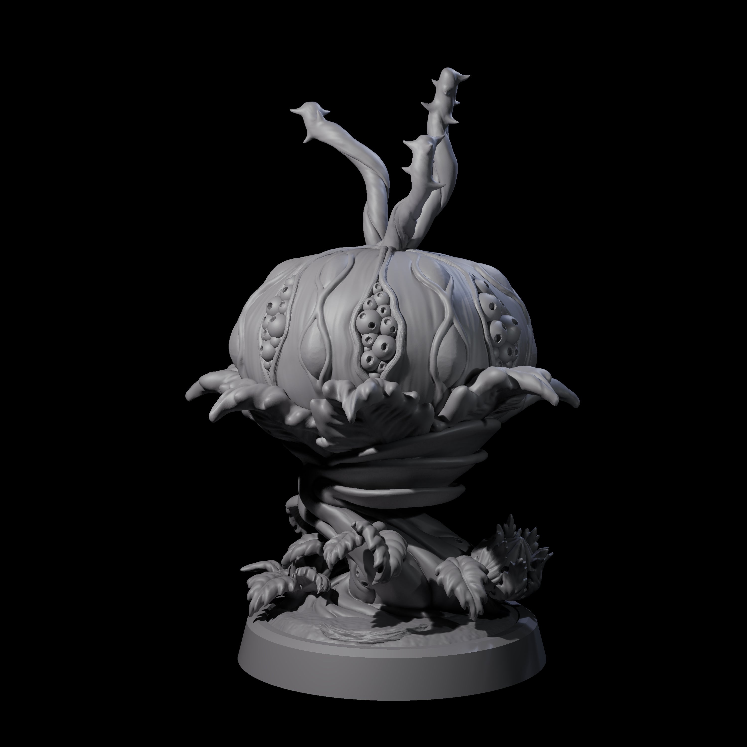 Overgrown Violet Fungus C Miniature for Dungeons and Dragons, Pathfinder or other TTRPGs