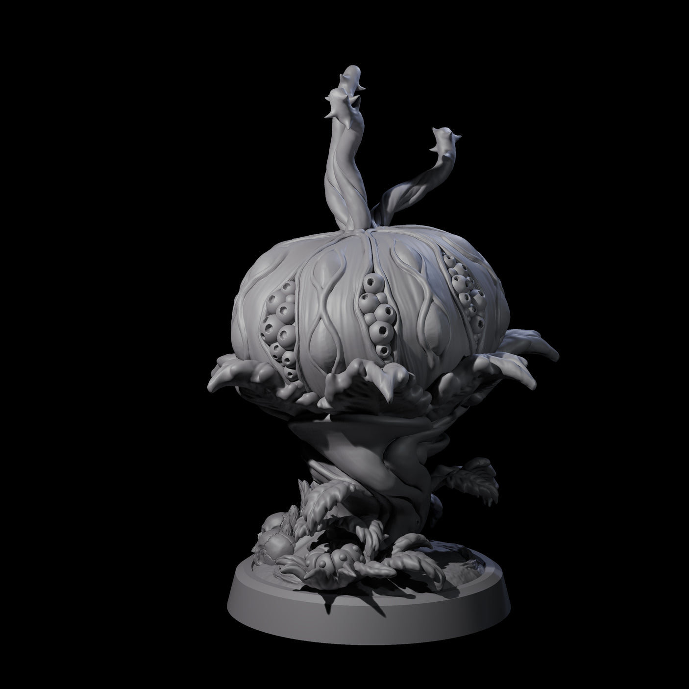 Overgrown Violet Fungus C Miniature for Dungeons and Dragons, Pathfinder or other TTRPGs