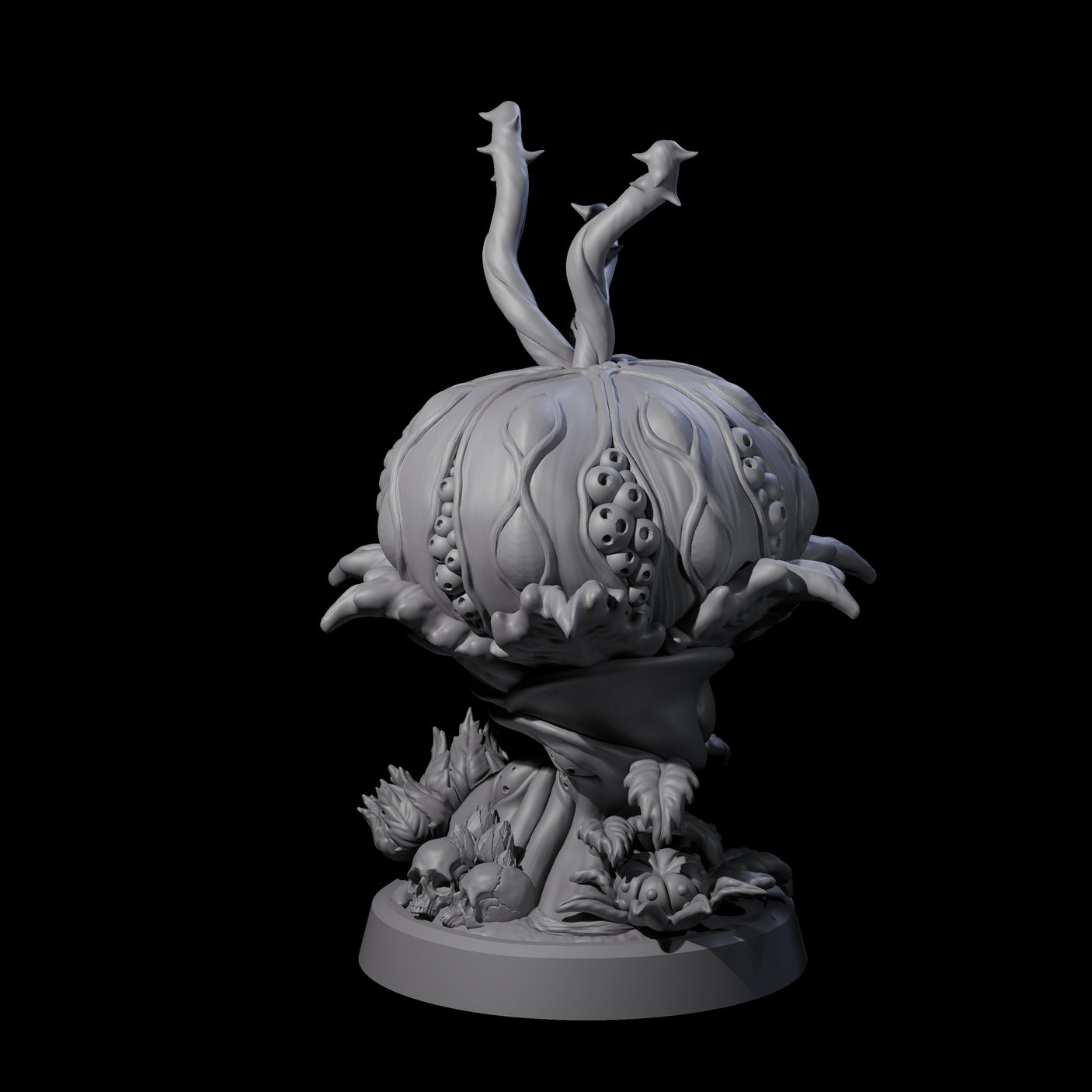 Overgrown Violet Fungus C Miniature for Dungeons and Dragons, Pathfinder or other TTRPGs