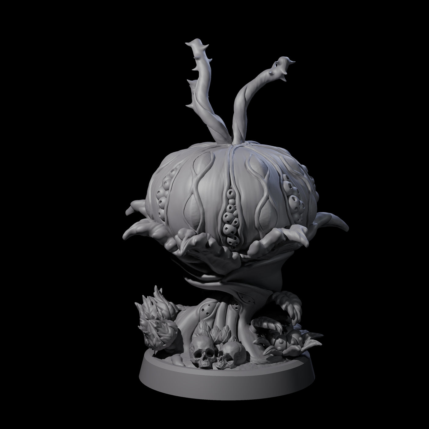 Overgrown Violet Fungus C Miniature for Dungeons and Dragons, Pathfinder or other TTRPGs